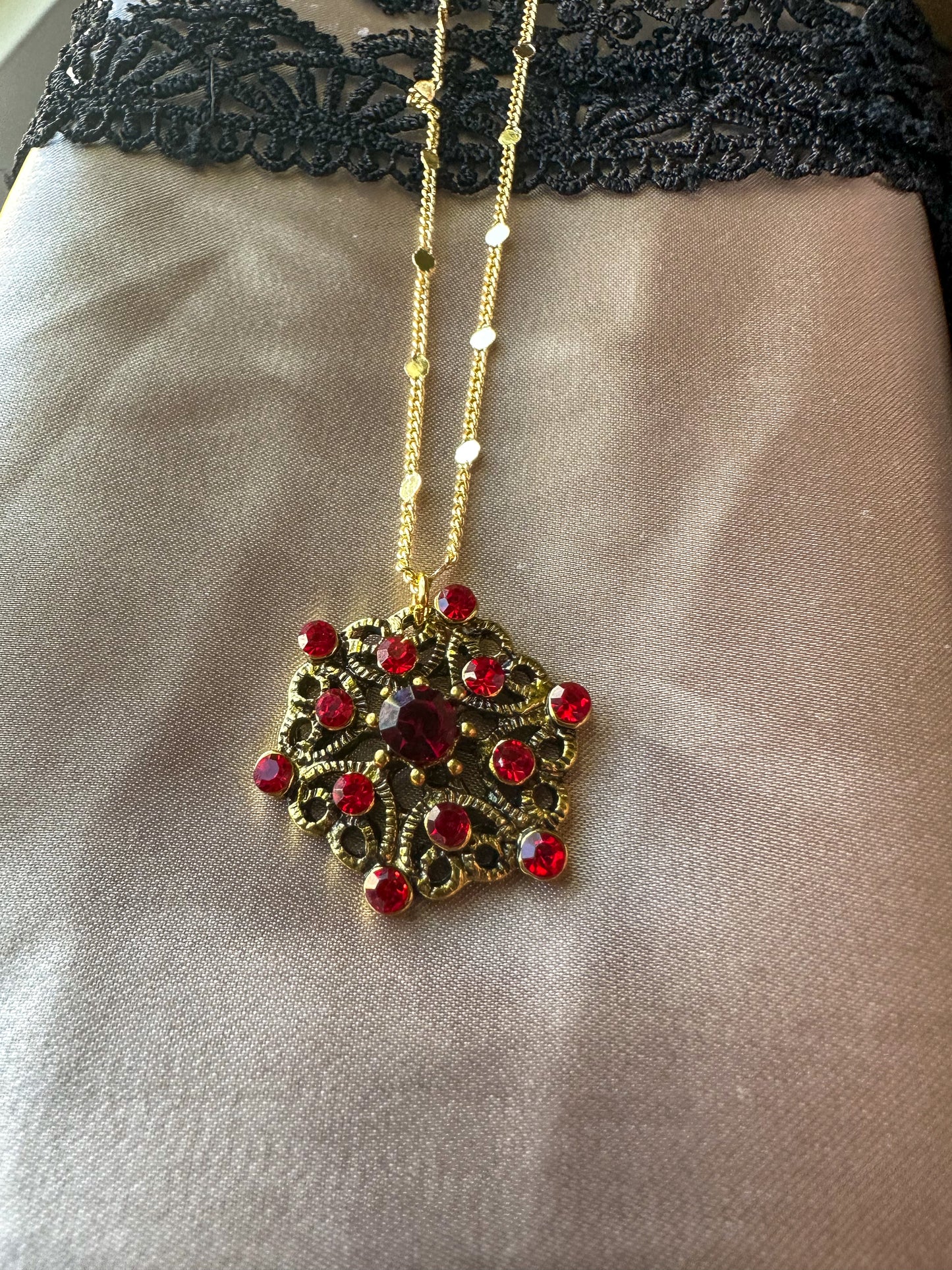 Crimson Relic Necklace