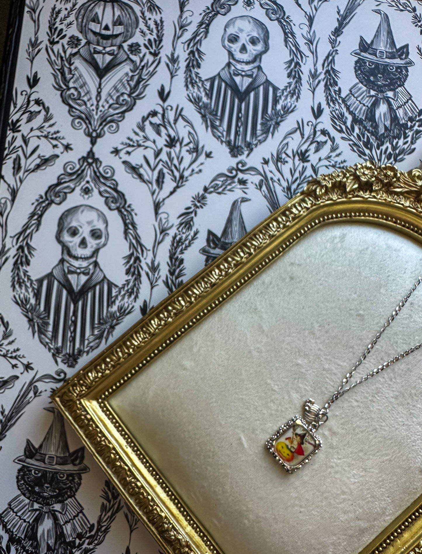 Pumpkin Court Pendant Necklace