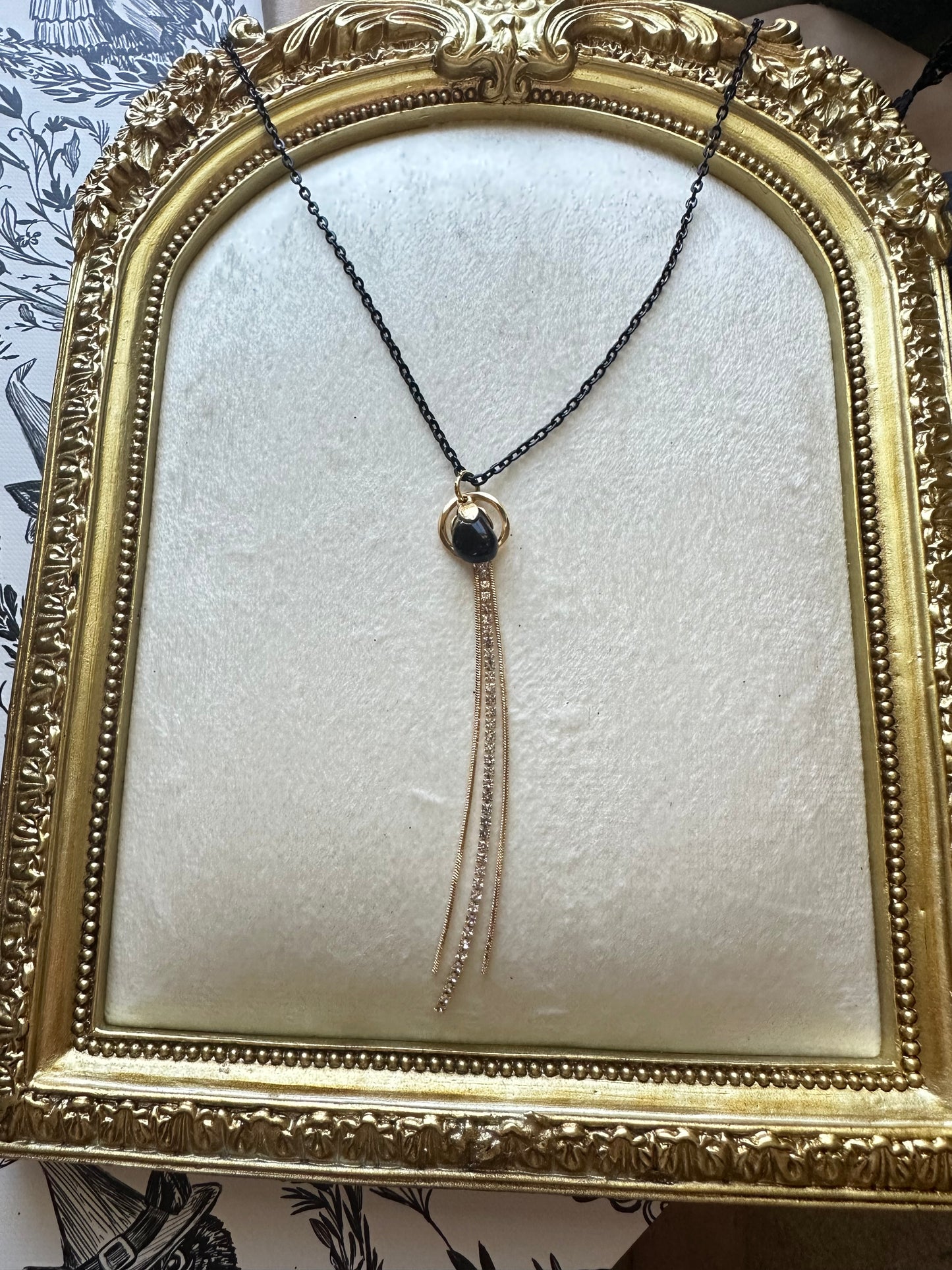 Shadowfall Tassel Necklace