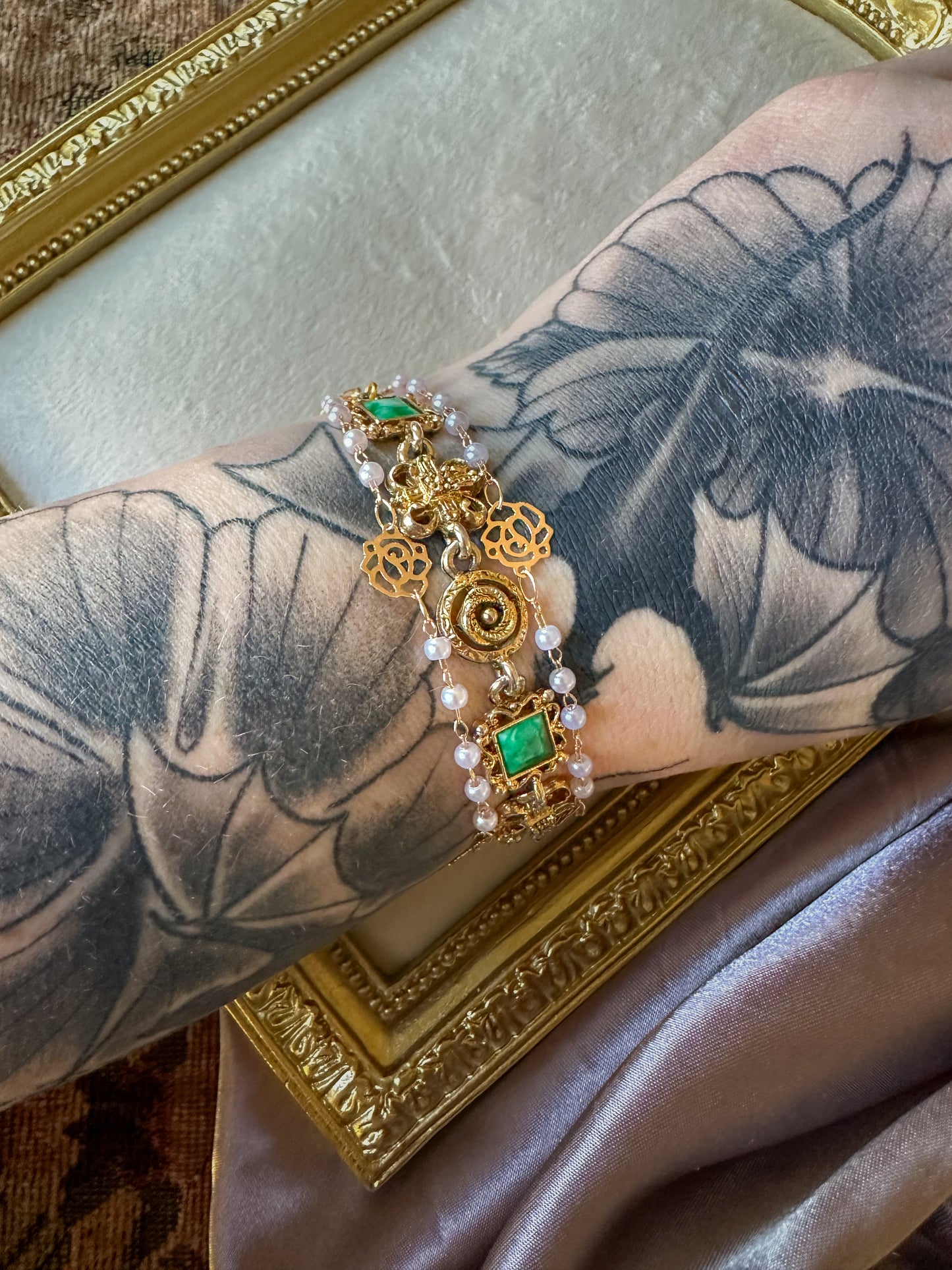 Emerald Rodeo Bracelet