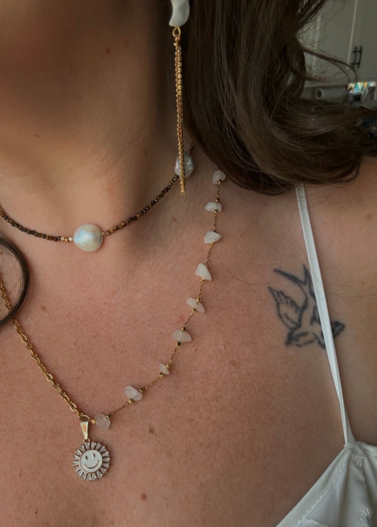 Gilded Moonbeam Earrings
