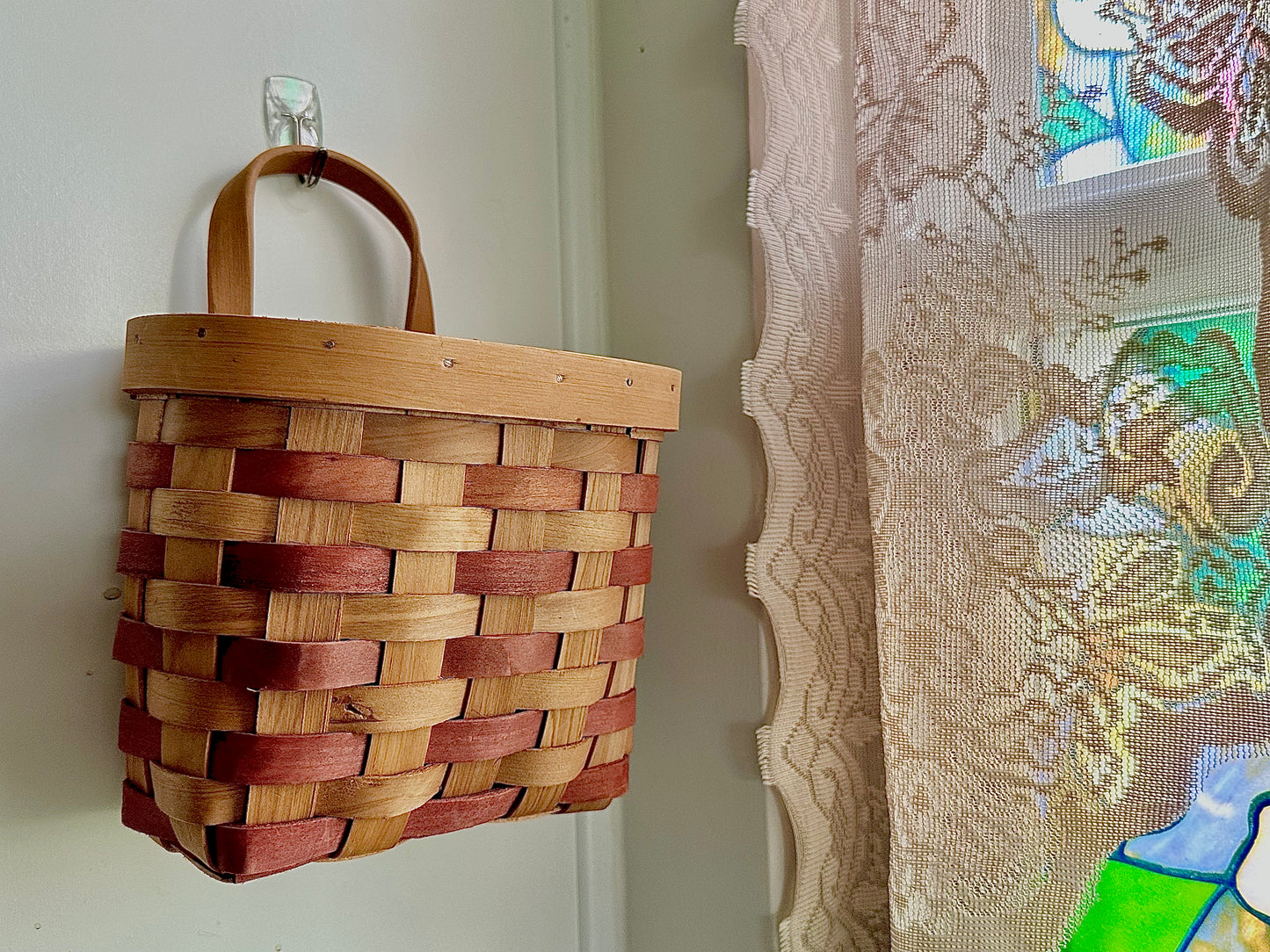 Rustic Bloom Wall Basket