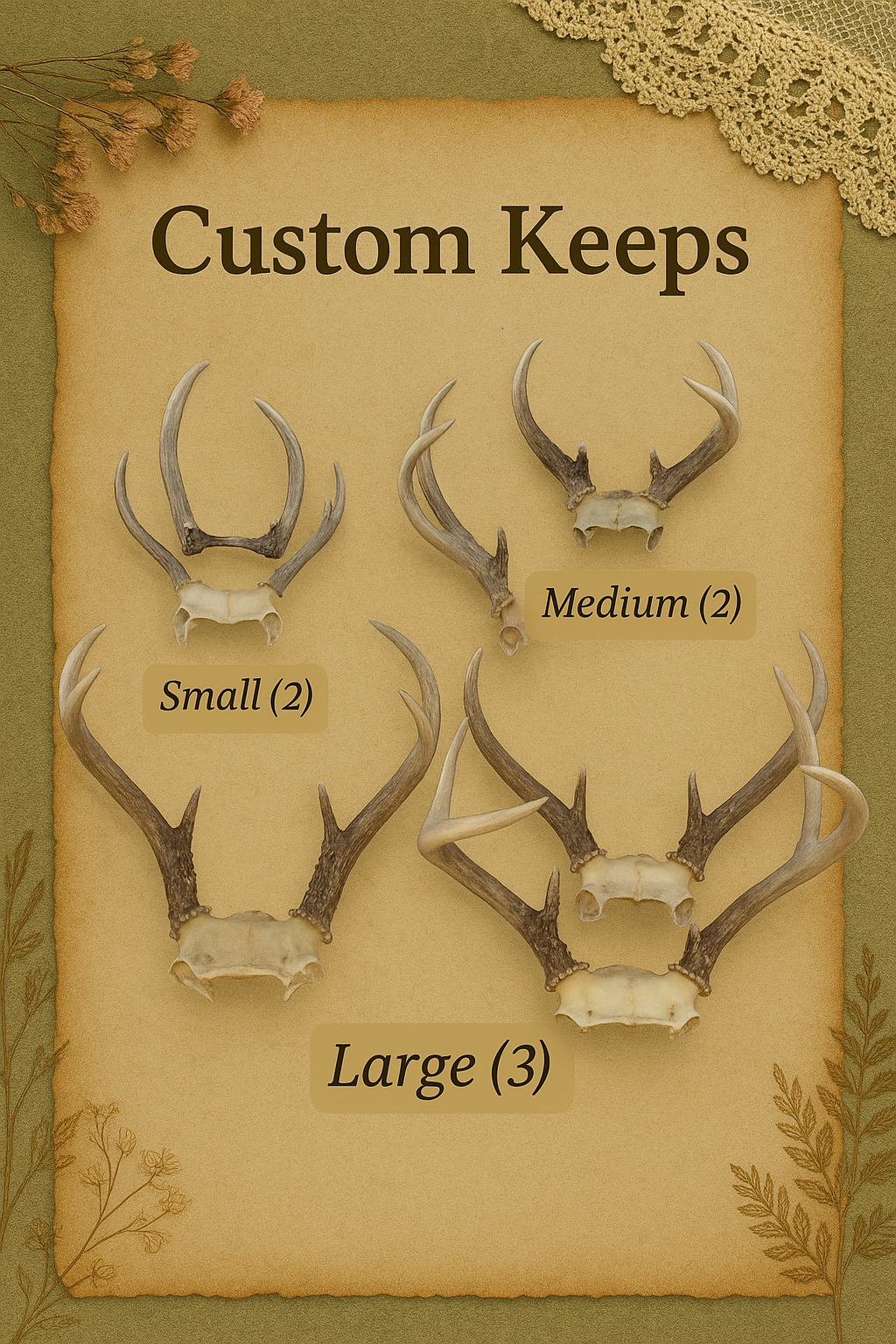 Custom Keeps- One of a Kind Handmade Order