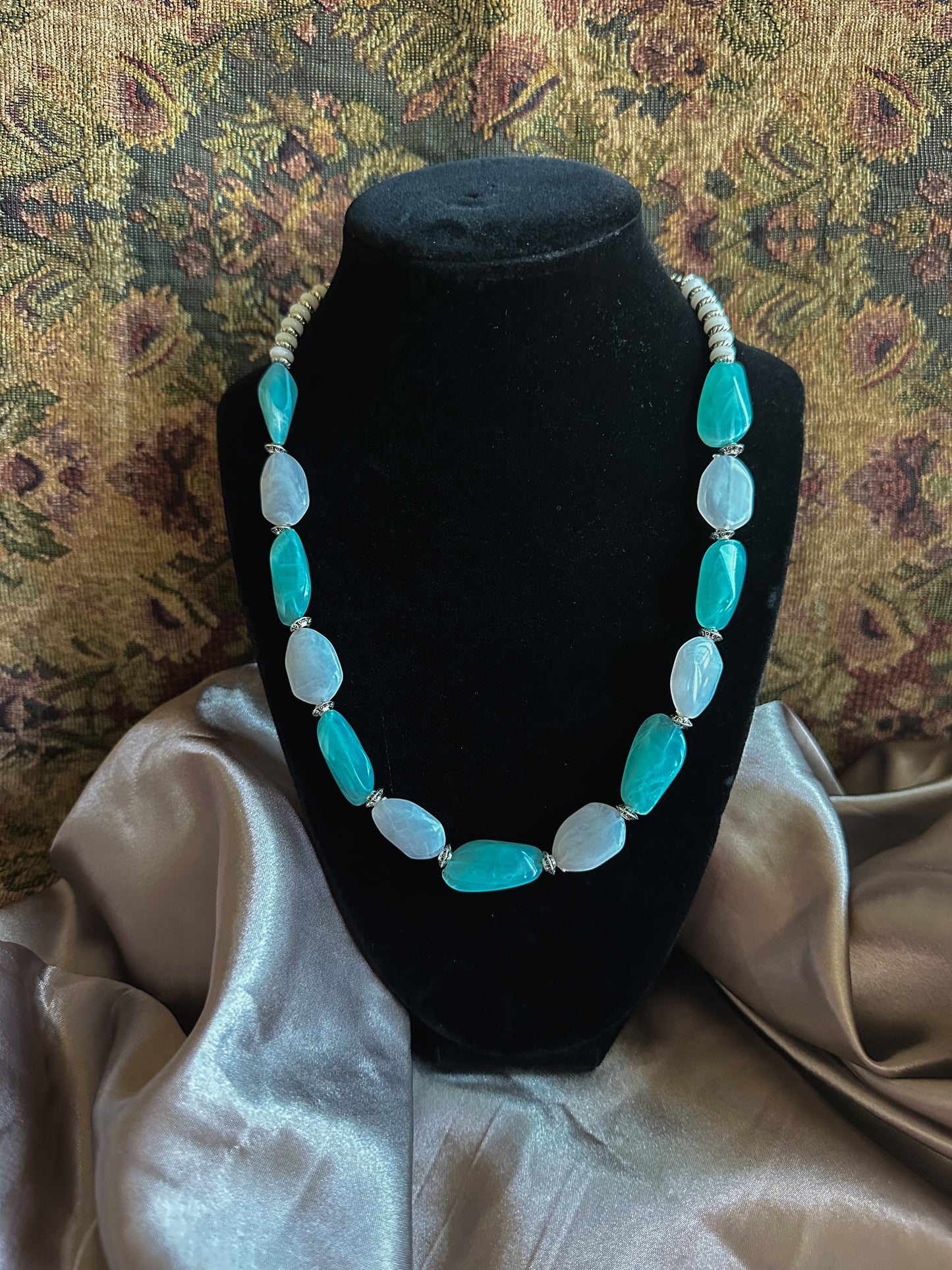 Blue Prairie Waltz Necklace