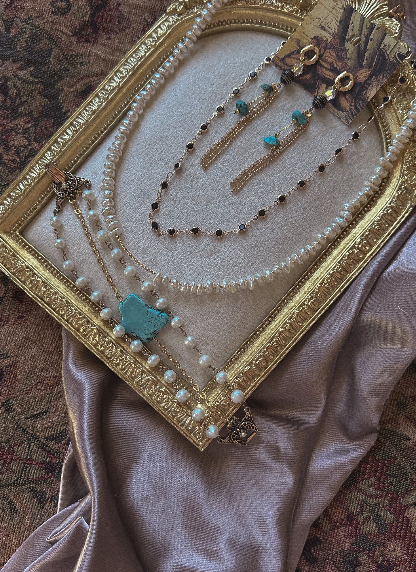 Black Velvet Waltz Necklace