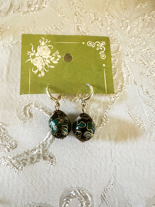 Emerald Cabaret Earrings