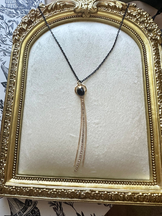 Shadowfall Tassel Necklace