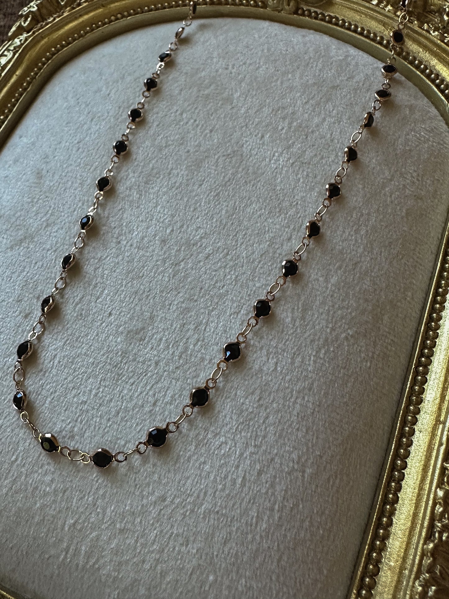 Black Velvet Waltz Necklace