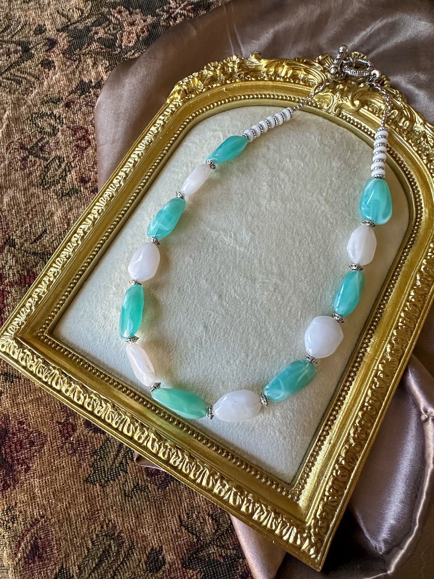 Blue Prairie Waltz Necklace