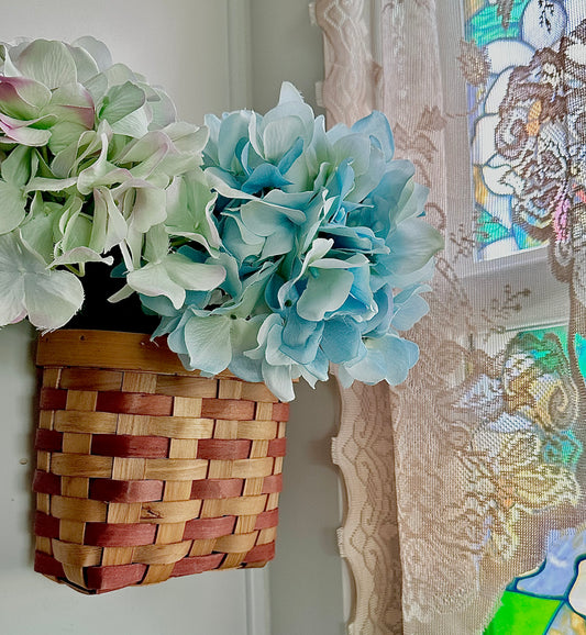 Rustic Bloom Wall Basket
