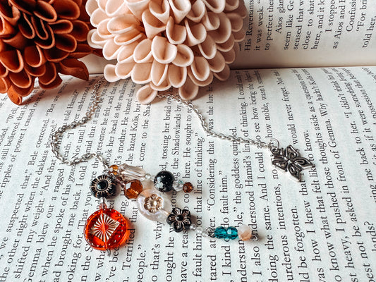 Chain Bookmarks with Beads and Charms